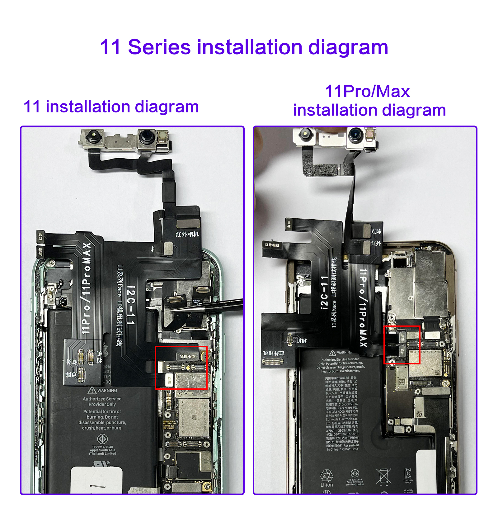 i2C 13 series infrared dot matrix test cable(图4)