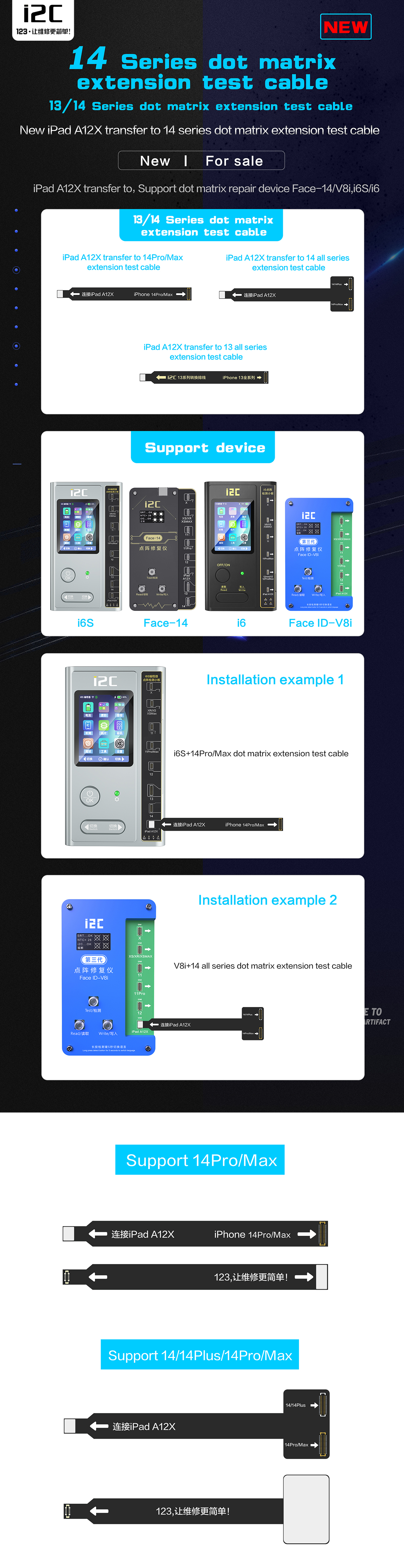 13/14 all series Face change cable(图1)