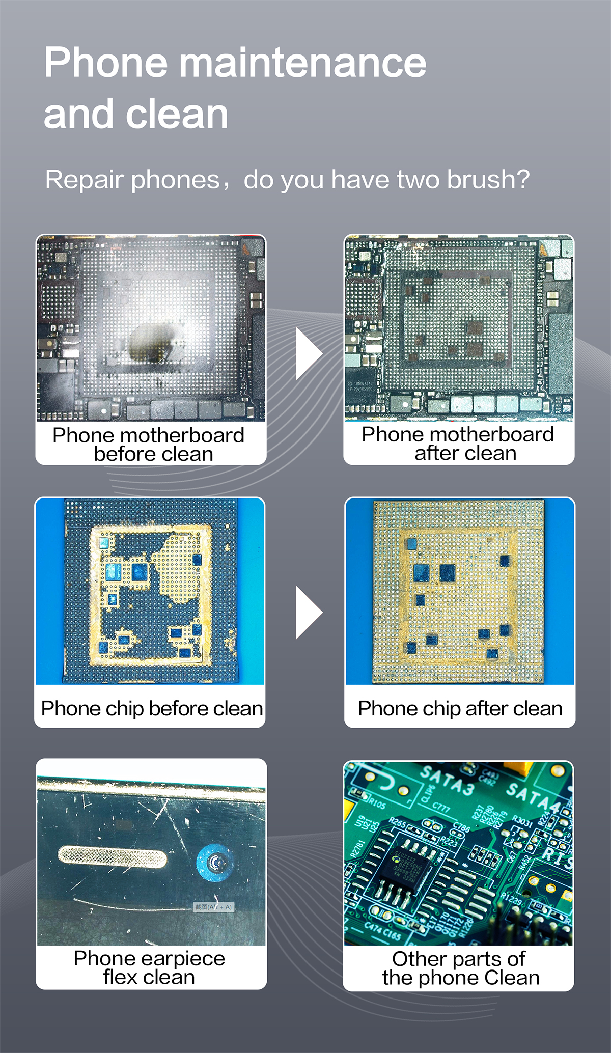 i2C Motherboard IC glue removal brush -CL01(图2)