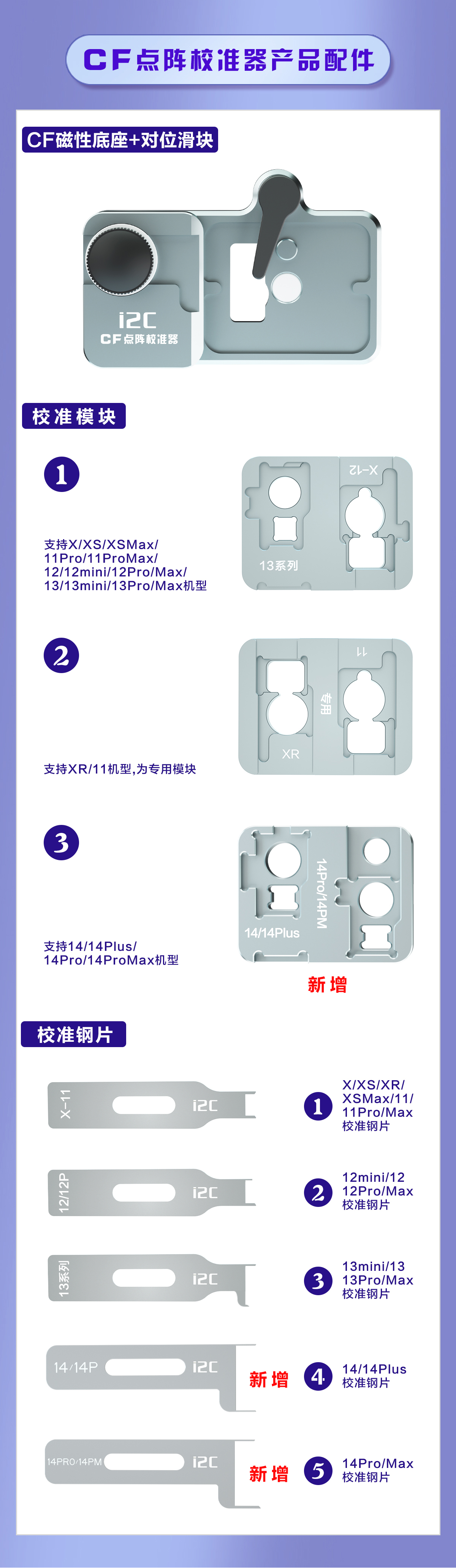 i2C CF点阵对位校准器解决面容维修时点阵对位困难不能录入的问题(图2)